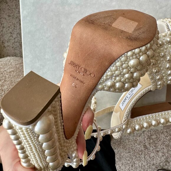 Jimmy Choo Sacaria Platform 120 in Size 34 - Picture 15 of 16